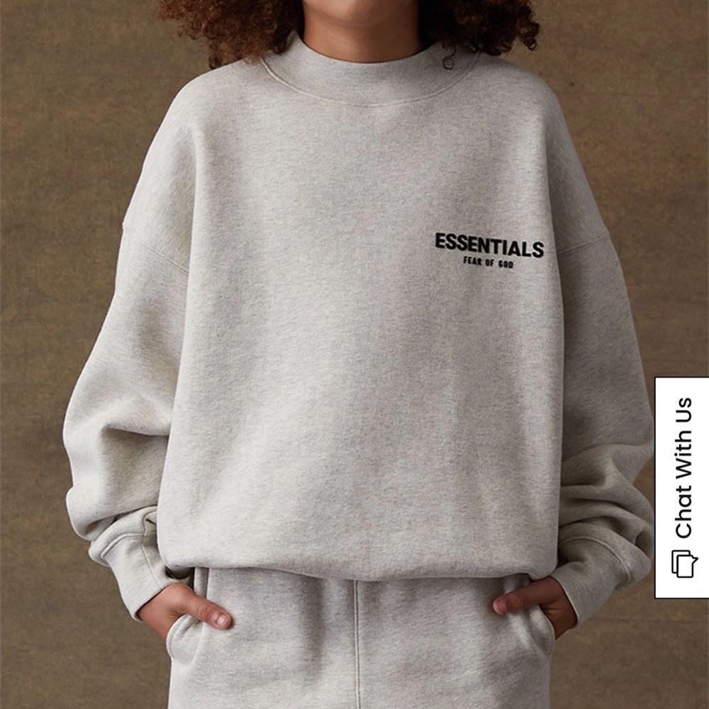 Essentials Fear of God Kids Crew Neck Sweater